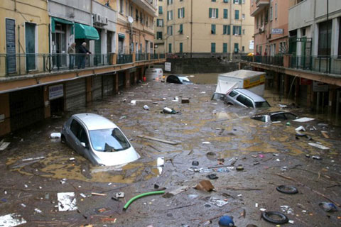 Lũ tàn phá Italy