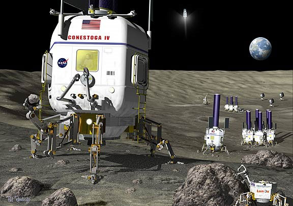 NASA đưa ra luật du lịch Mặt Trăng