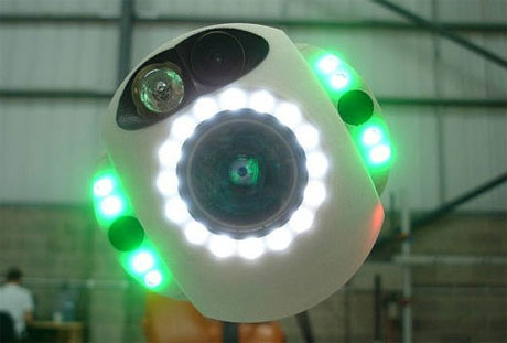 Rắn máy sục sạo trong nhà máy điện hạt nhân