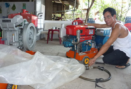 Người biến phân heo thành... điện