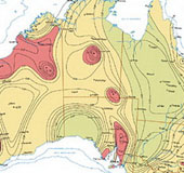 Úc công bố bản đồ động đất