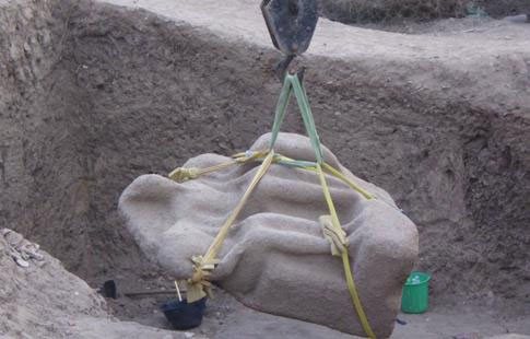Phát hiện bức tượng Pharaoh Ramsses II tại Ai Cập