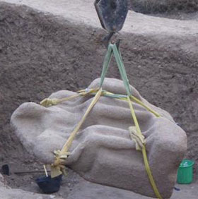 Phát hiện bức tượng Pharaoh Ramsses II tại Ai Cập