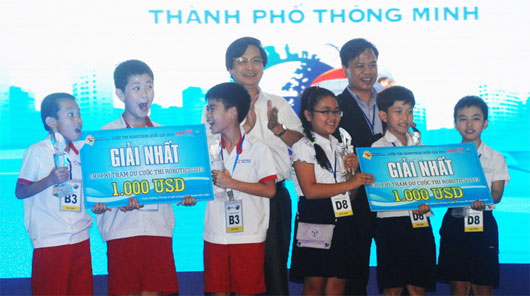 48 đội tuyển học sinh tiểu thi Robothon