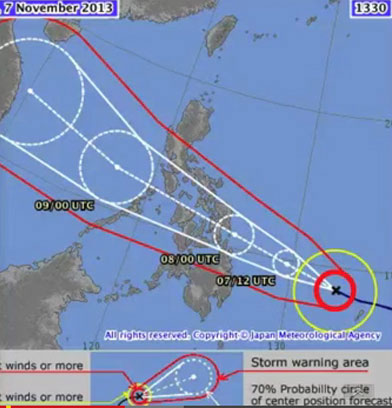 Bão mạnh nhất thế giới đổ bộ Philippines