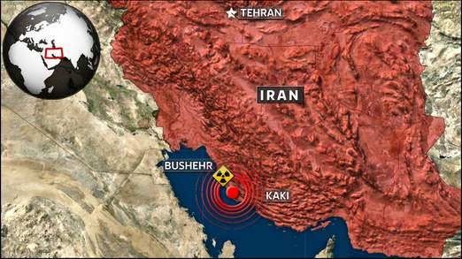 Động đất 5,7 độ Richter gần cơ sở hạt nhân Bushehr của Iran