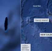 "Đảo ma Sandy" xuất hiện trên bản đồ là nhầm lẫn