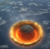 Video minh họa cảnh tượng Nibiru đâm trái đất