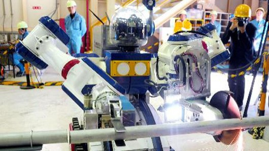 Robot “xe tăng” sửa chữa nhà máy hạt nhân