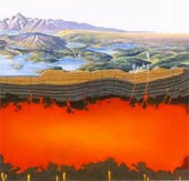 Dấu vết siêu núi lửa cổ đại tại Utah
