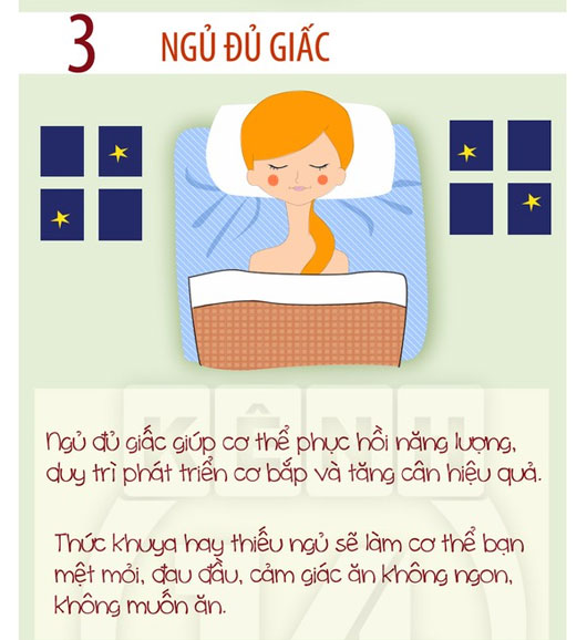 Tập tành thói quen giúp người gầy 
