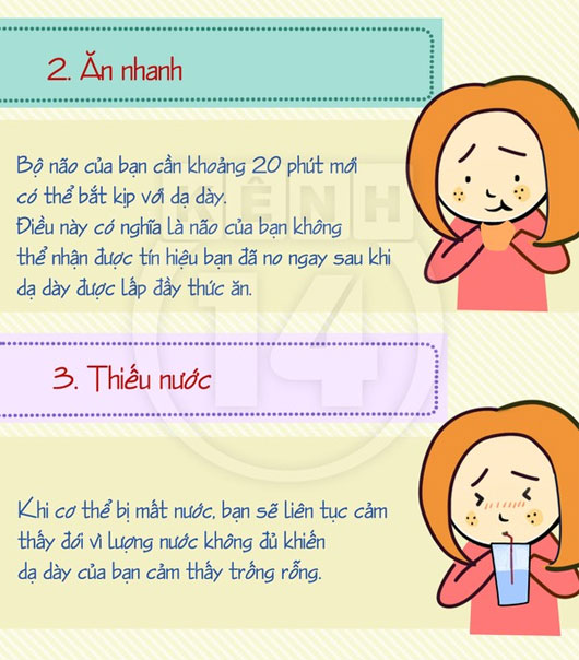 Tóm gọn nguyên nhân khiến bạn luôn thấy đói