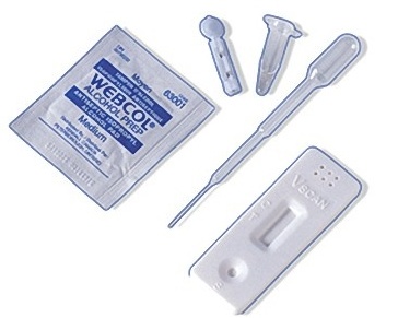 Dụng cụ chẩn đoán nhanh HIV/AIDS trong vòng 30 phút.