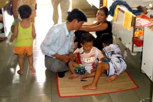 Răng lọt vào phổi do lên cơn động kinh