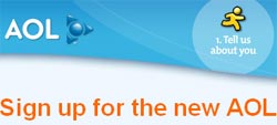 AOL cho phép tạo hòm thư với tên miền tùy chọn miễn phí