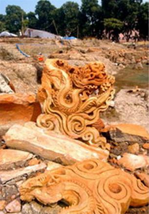 Phát lộ quần thể nền móng nhiều loại hình kiến trúc cổ ở Hoàng thành Thăng Long