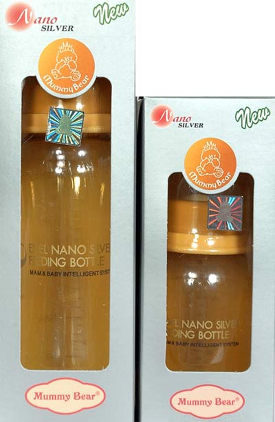 Bình sữa khử trùng làm bằng công nghệ Nano Bạc