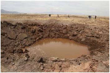 Dân Peru phát ốm vì hố thiên thạch