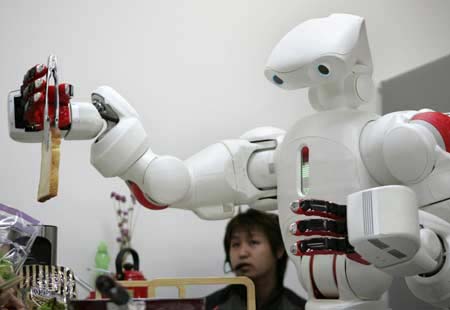 Robot dọn bàn ăn