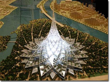 Xây dựng toà tháp pha lê tại Nga
