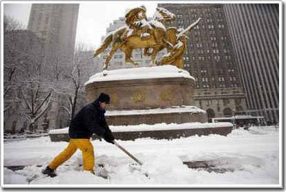 Tuyết lớn kỷ lục ở New York