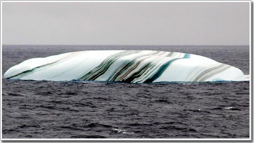 Những tảng băng kỳ lạ tại Nam cực