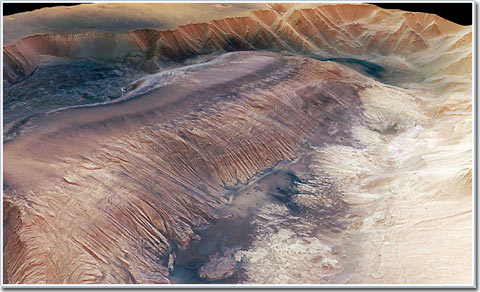 Lần đầu tiên công bố hình ảnh 3 chiều bề mặt sao Hỏa