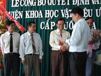Ra mắt Viện Khoa học Vật liệu ứng dụng cấp quốc gia