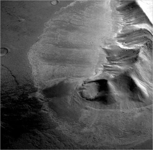 Sao Hỏa có nhiều hồ băng lớn