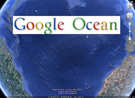 Hình ảnh đại dương kỳ thú trên Google Earth