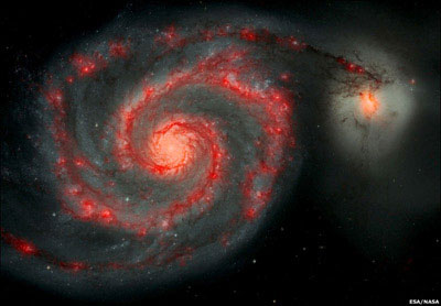 Hình ảnh tuyệt đẹp của thiên hà Whirlpool