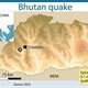 Động đất làm 11 người thiệt mạng tại Bhutan