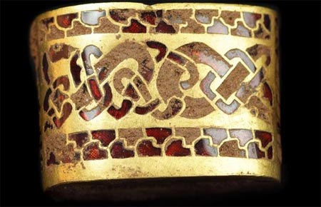 Experts say the gold mine contains 1,500 objects that may have belonged to the Saxon royal family from the 7th century.