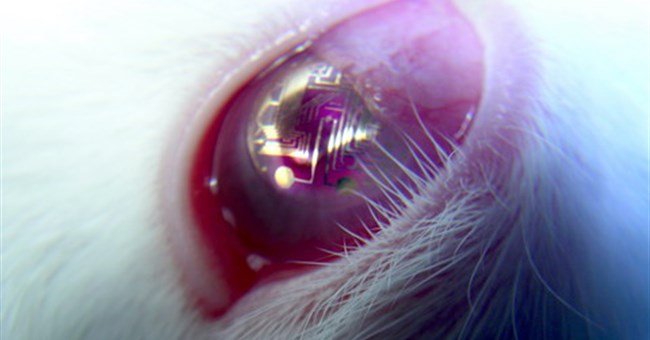 Thấu kính áp tròng tích hợp đồ họa ảo