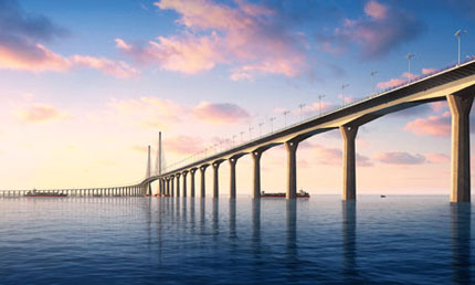Trung Quốc xây dựng cầu xuyên biển dài nhất thế giới