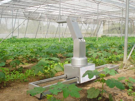 Robot phun thuốc cho cây trồng