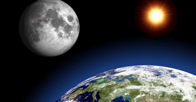 Mặt trời và mặt trăng có thể gây động đất 