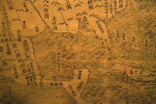 Trung Quốc là trung tâm thế giới trong bản đồ cổ