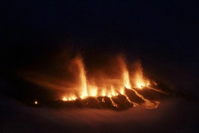 Núi lửa tại Iceland bừng tỉnh sau 200 năm