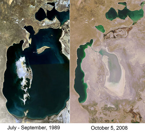 Hồ lớn thứ tư thế giới sắp biến mất 