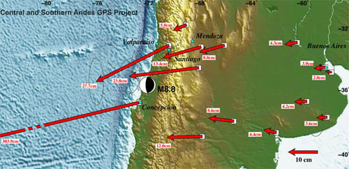 Động đất làm Chile tách khỏi châu Mỹ