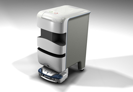 Robot đưa thuốc trong bệnh viện
