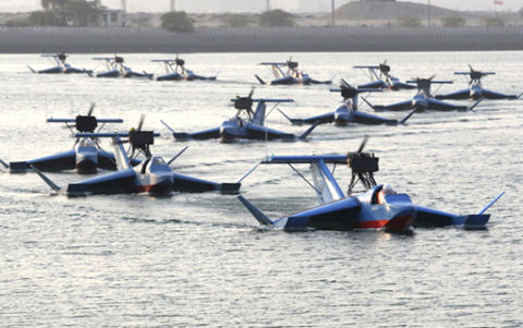 Thuyền bay cất cánh tại Iran