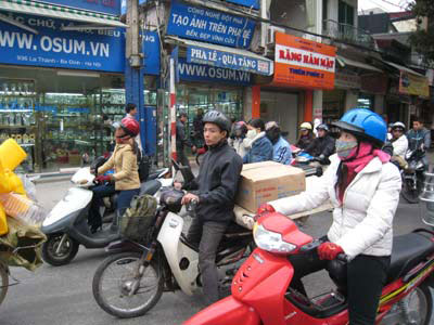 Không khí lạnh ảnh hưởng tới nhiều nơi ở Bắc Bộ 