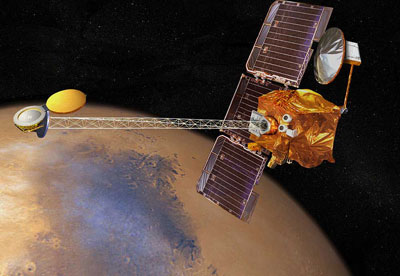 Tàu vũ trụ bay quanh sao Hỏa lâu nhất