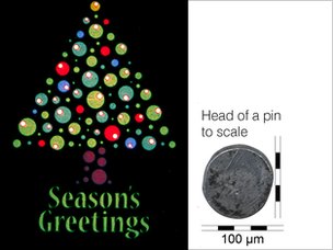 Thiệp Giáng sinh nhỏ nhất thế giới