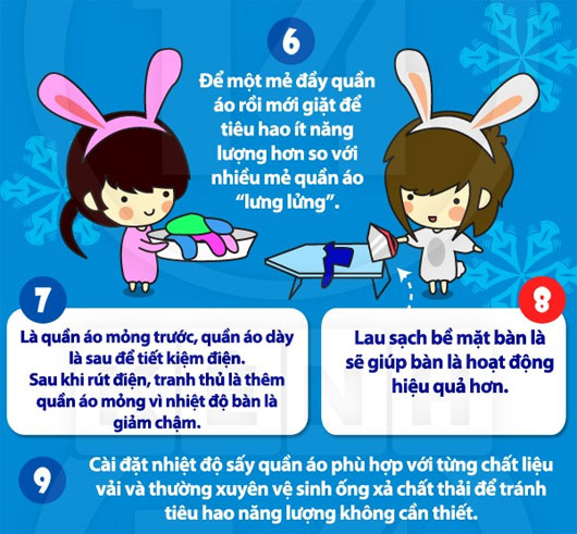 Cách tiết kiệm điện vào mùa đông
