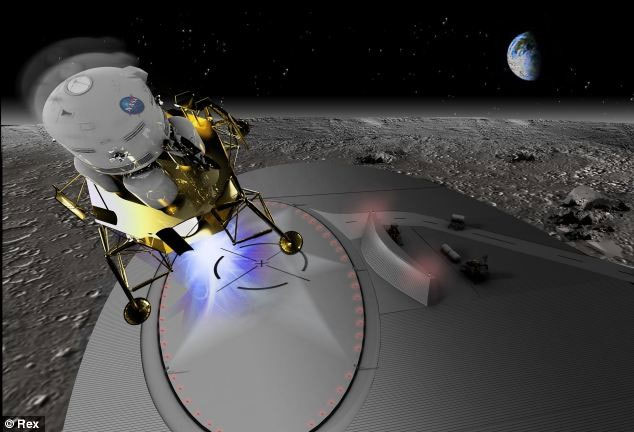 NASA đầu tư công nghệ xây nhà trên mặt trăng