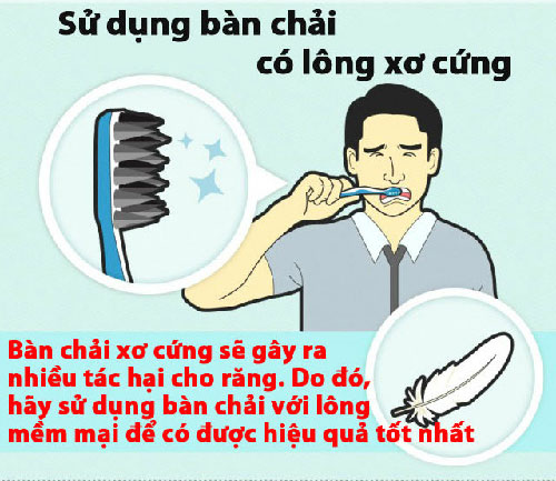 Điều cần tránh khi đánh răng