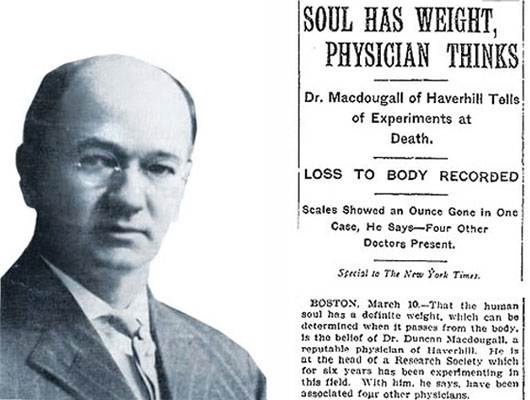 Linh hồn con người nặng 21 gram?